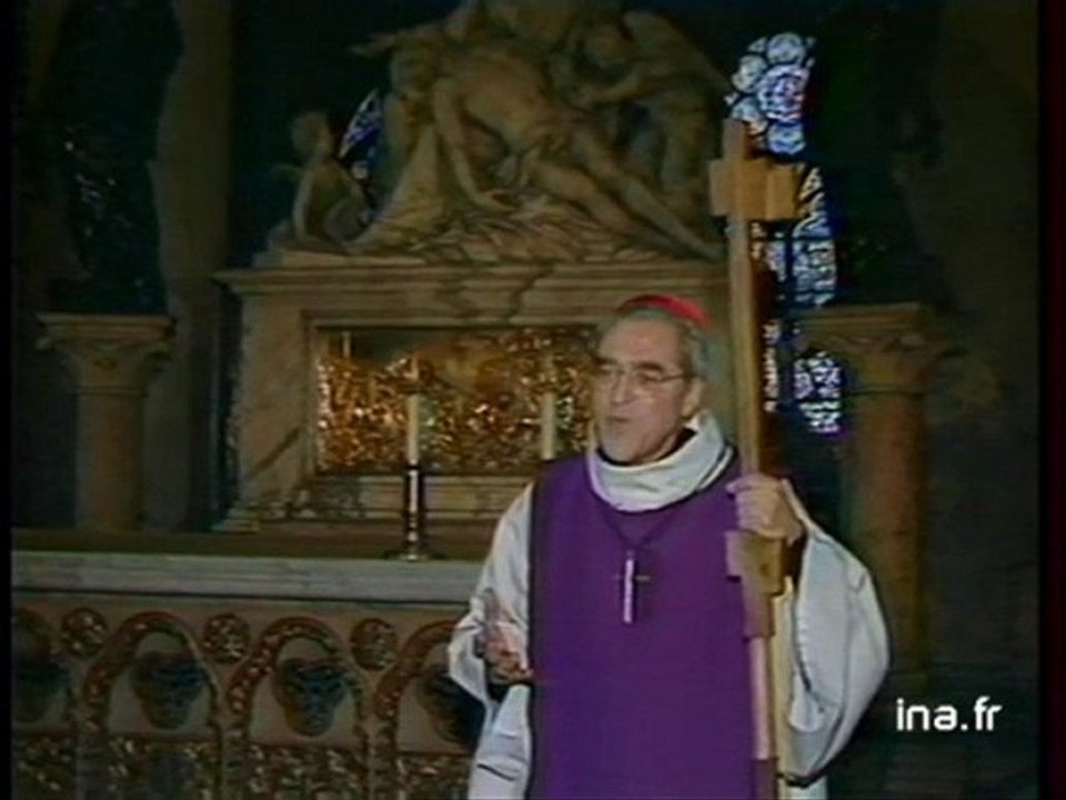 Mgr LUSTIGER à Montmartre