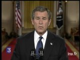 George W. Bush a déclaré la guerre à l'Irak - Archive vidéo INA