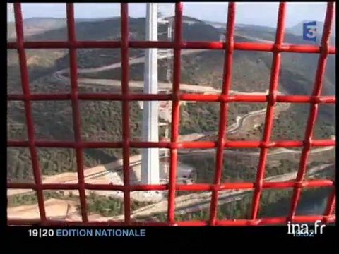 Avancée des travaux du Viaduc de Millau