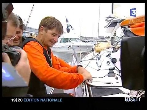 [Arrivée de la Solitaire du Figaro]