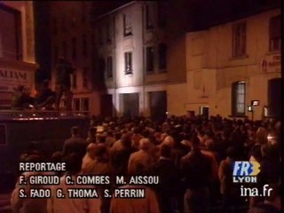 Meeting à Villeurbanne de Jean Marie Le Pen, leader du Front National