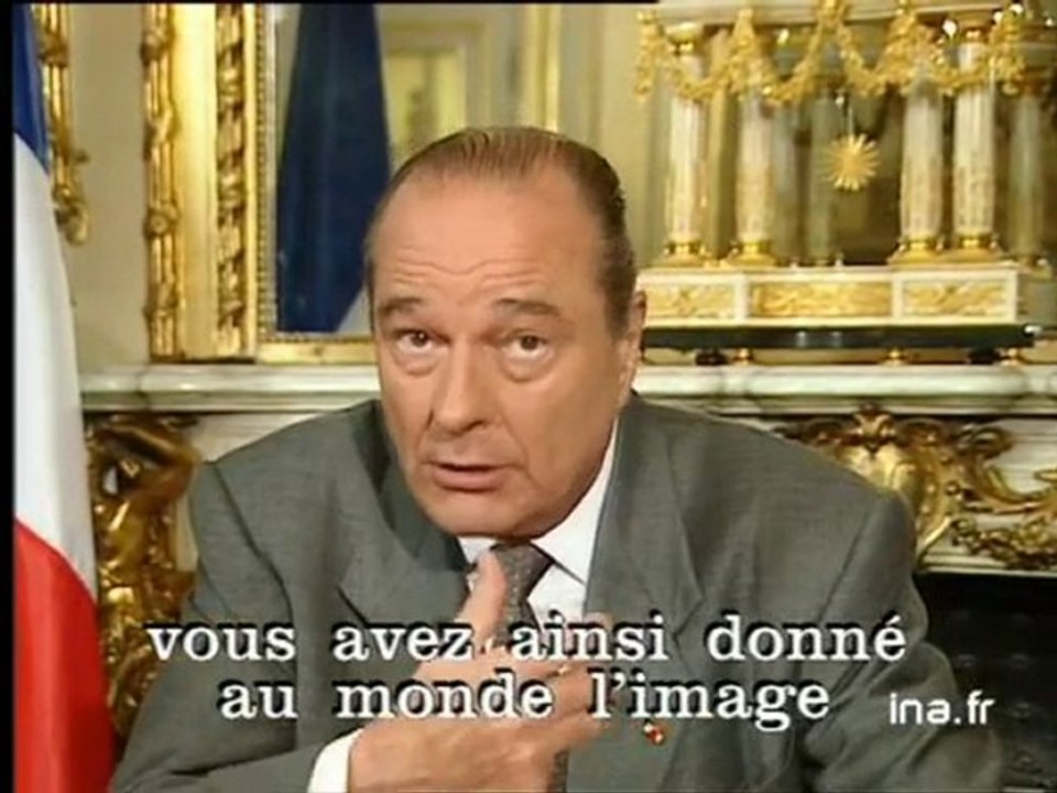 Voeux de Jacques Chirac