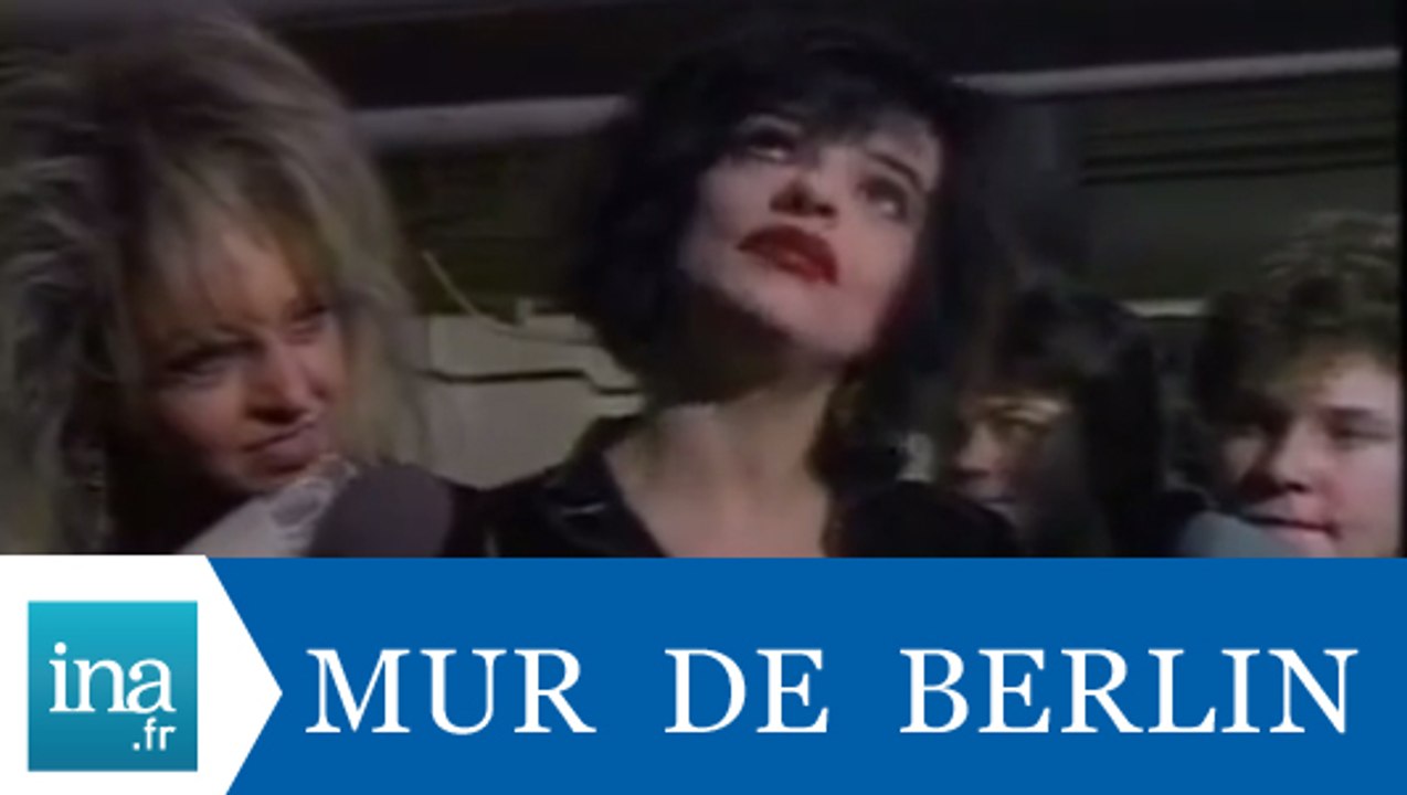 Nina Hagen concert au Mur de Berlin - Archive INA
