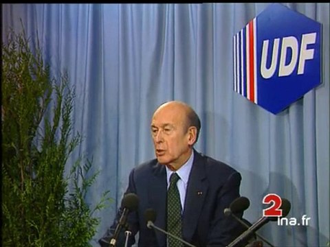 Sonore Valéry Giscard d'Estaing UDF