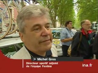 TOUR DE FRANCE / ARRIVEE + EQUIPE FESTINA