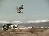 Travis Pastrana and Ken Block Freestyle Moto & Rally Jump