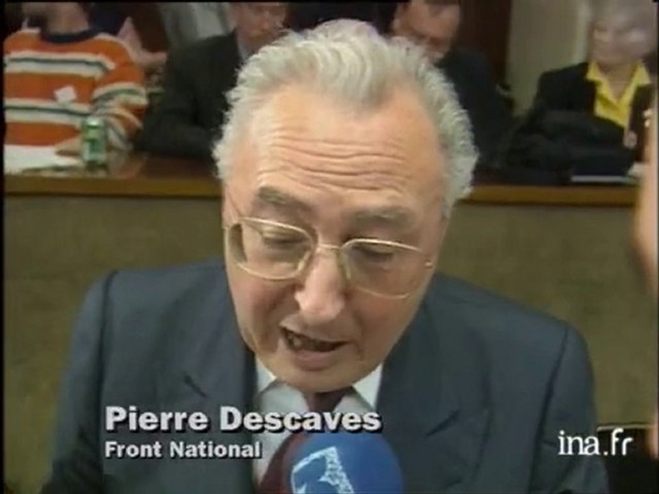 Réactions à l'élection de Charles Baur avec les voix du Front National