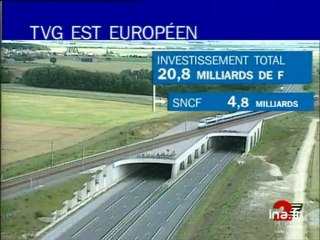 FINANCEMENT / TRACE TGV EST