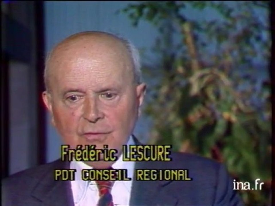 Interview de Frédéric LESCURE, nouveau Président du Conseil régional de Bourgogne