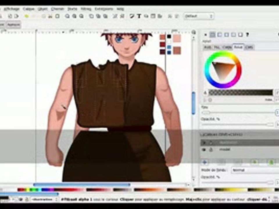 Réaliser un corps manga avec inkscape – part2