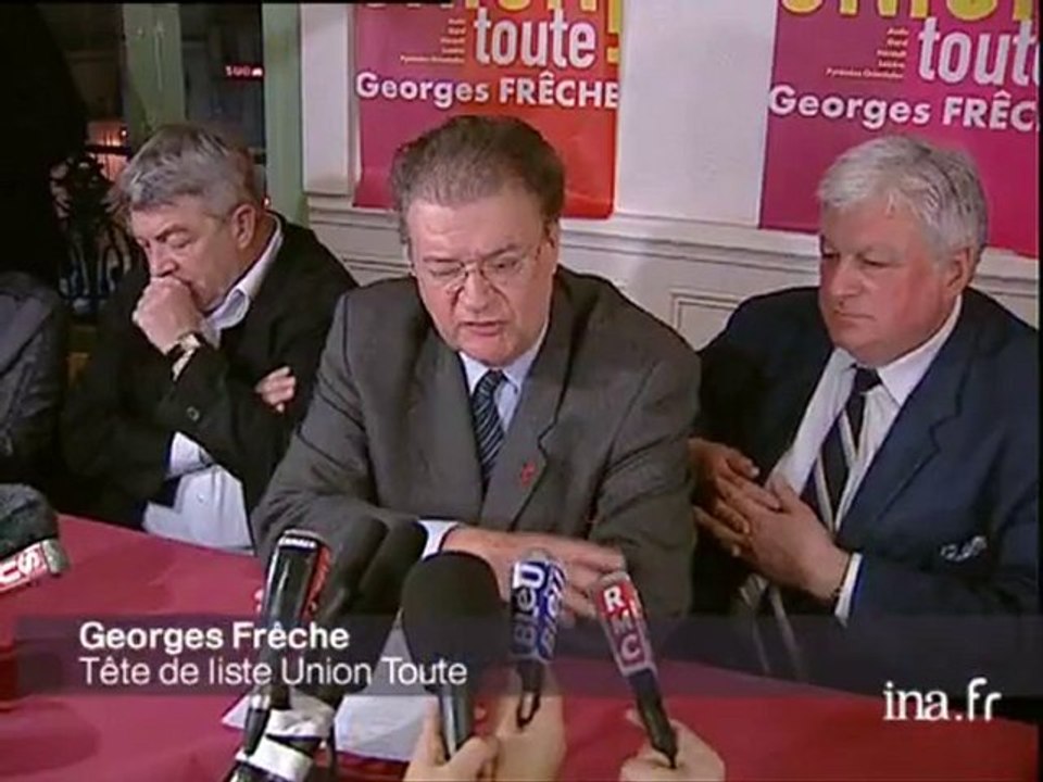 Elections régionales : Victoire de  Georges FRECHE au premier tour