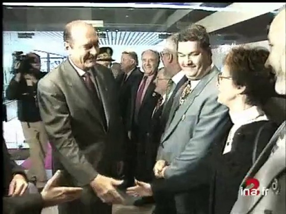 Chirac inauguration hôpital Mantes la Jolie