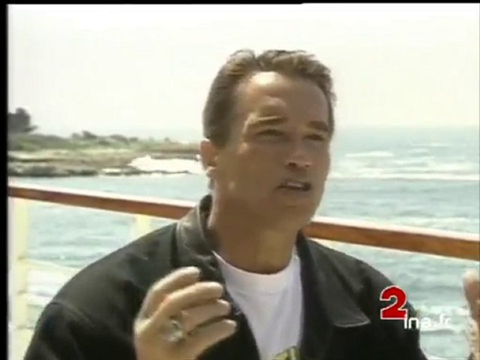 Arnold Schwarzenegger à Cannes - Archive INA