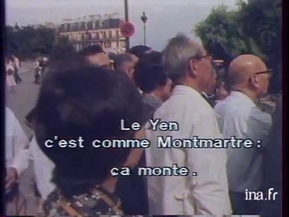 Touristes étrangers à Paris