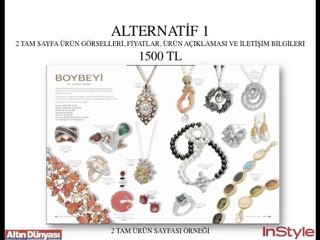 ALTINDÜNYASI & INSTYLE / YILBAŞI MUCEVHERLERI OZEL EKI