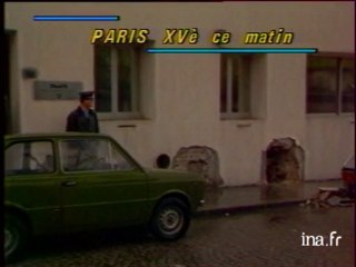 Attentats Action Directe à Paris