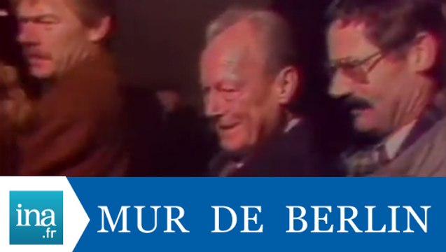 Willy Brandt franchit le Mur de Berlin - Archive INA