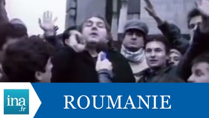 Adrian Păunescu arrêté à Bucarest - Archive INA