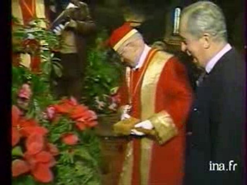 L'intronisation d'Edouard BALLADUR au Clos Vougeot