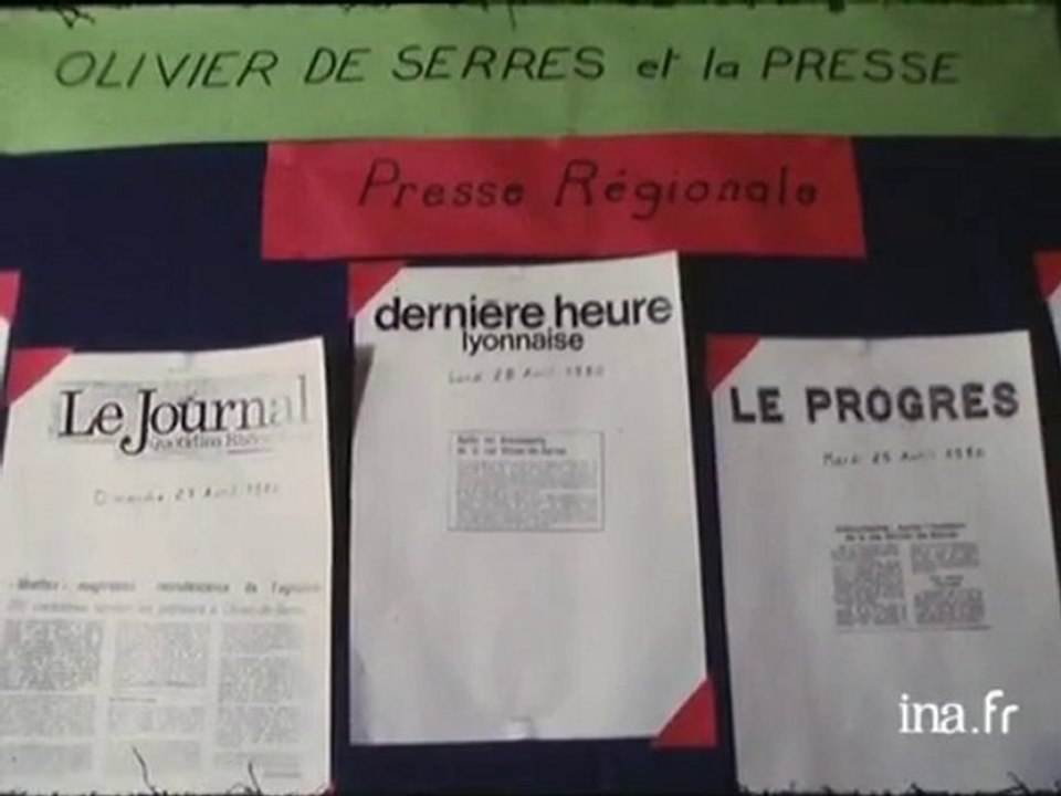 Exposition sur le quartier d'Olivier Serres à l'Hotel de ville de Villeurbanne