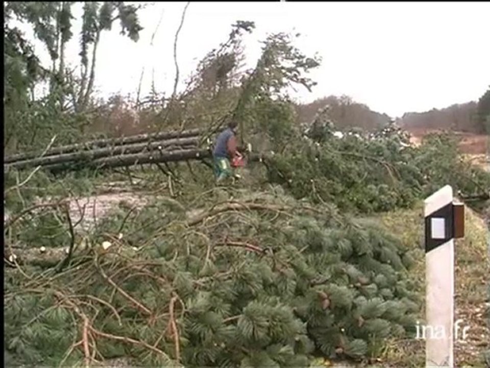Tempête du siècle en Lorraine ; la situation en Meuse