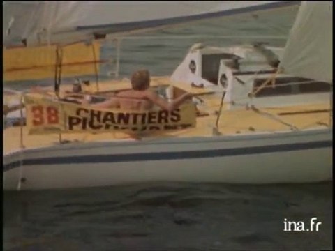 Concarneau : arrivée de la dernière étape de la course du Figaro