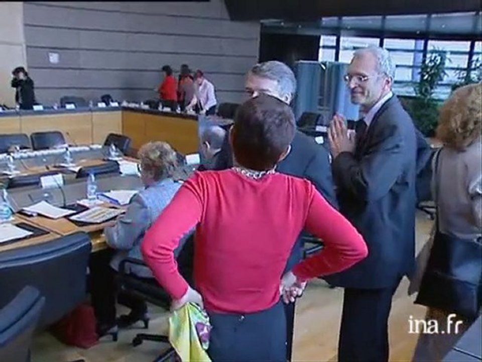 Réélection d'Adrien Zeller à la présidence du conseil régional d'Alsace