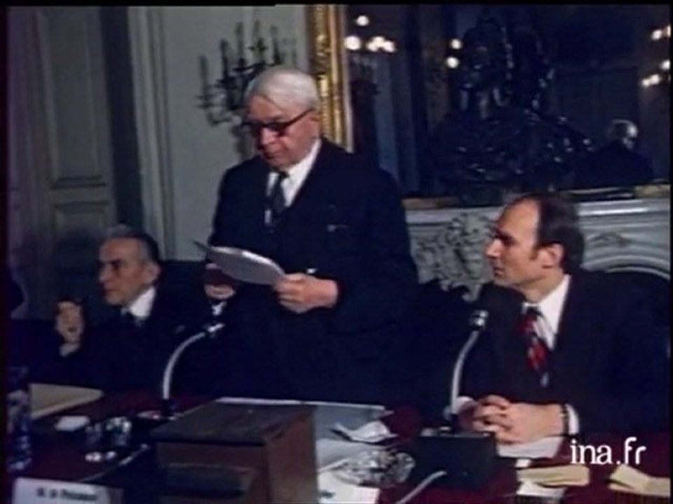 Election d'André BORD à la présidence du conseil régional d'Alsace