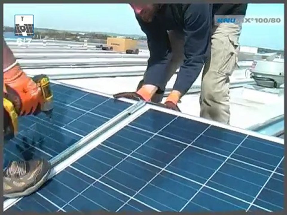 KNUBIX® 100/80 - Flachdach-Montagesystem/Photovoltaik