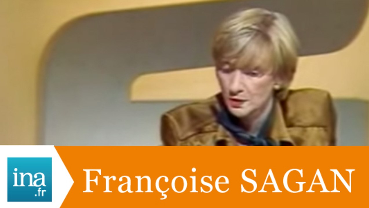 Françoise Sagan "Mémoire et lois de l'Homme" - Archive INA