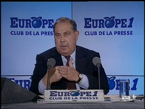 Pasqua au Club de la Presse d'Europe 1 : défaite Balladur