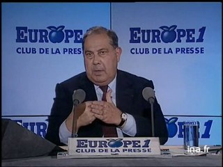 Pasqua au Club de la Presse d'Europe 1 : défaite Balladur