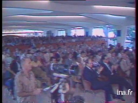 Nouméa : déclaration de Gaston Flosse président du gouvernement territorial Polynésie Française