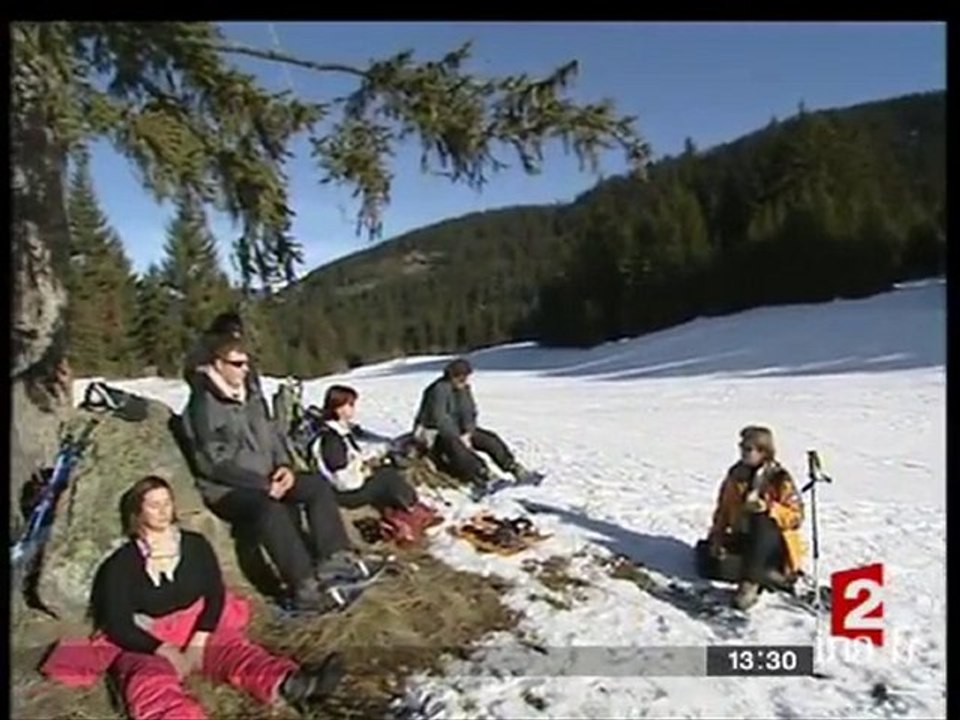 MÉRIBEL/ RAQUETTES ET SOPHRO