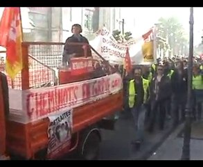 manifestation à Tarbes