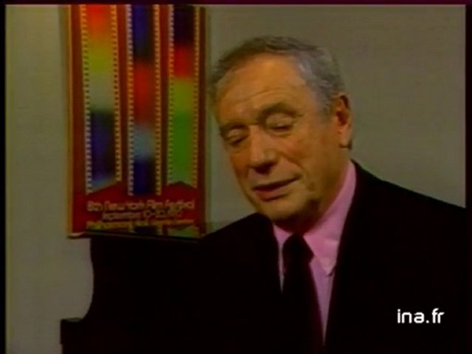 Yves Montand "Jean De Florette" à New-York - Archive INA
