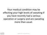 Excessive Sweating Causes & Related Medical...
