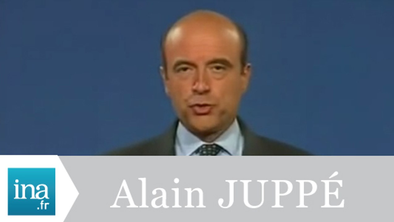 Alain Juppé " je souhaite bonne chance à la France" - Archive INA