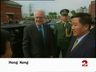 Lionel Jospin à Hong Kong