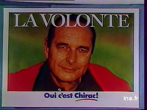 AFFICHE CAMPAGNE Jacques CHIRAC