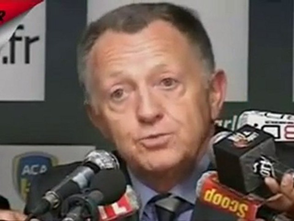 J.M. AULAS "Clash" Vincent DULUC l'équipe foot