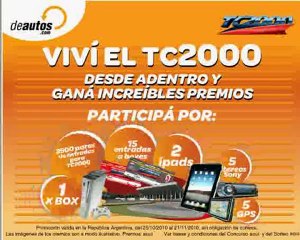 Concurso Promo De Autos TC 2000