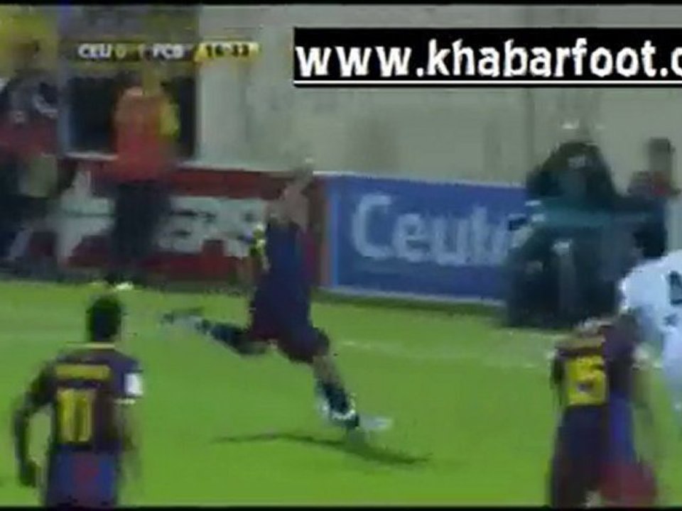 سبتة 0 - 2  برشلونة