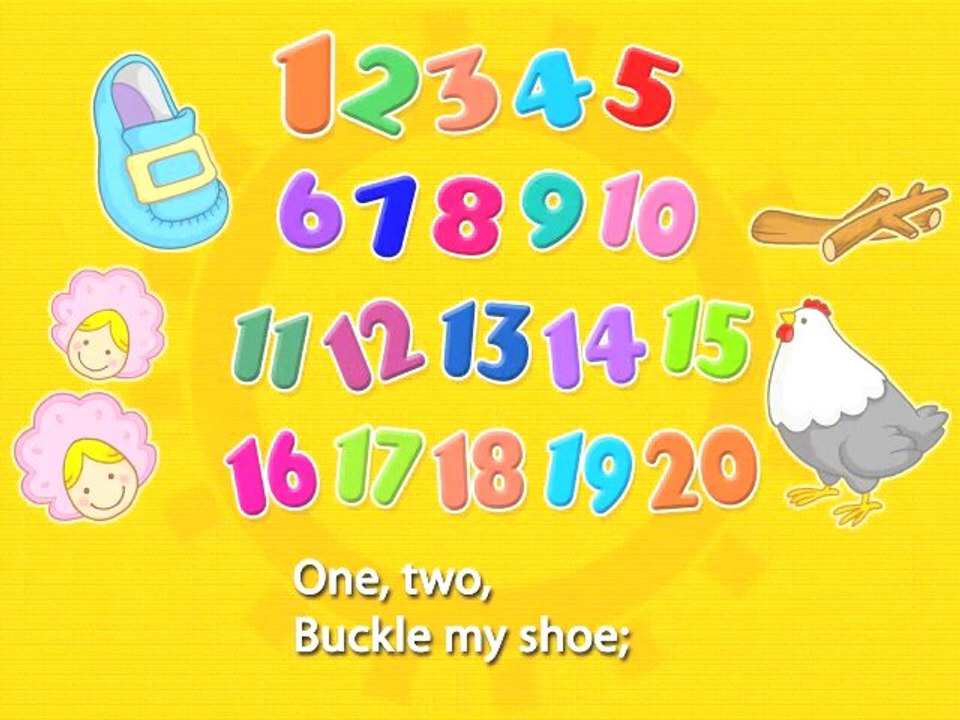 Sing Along: One, Two, Buckle My Shoe read by Wilmer Valderam