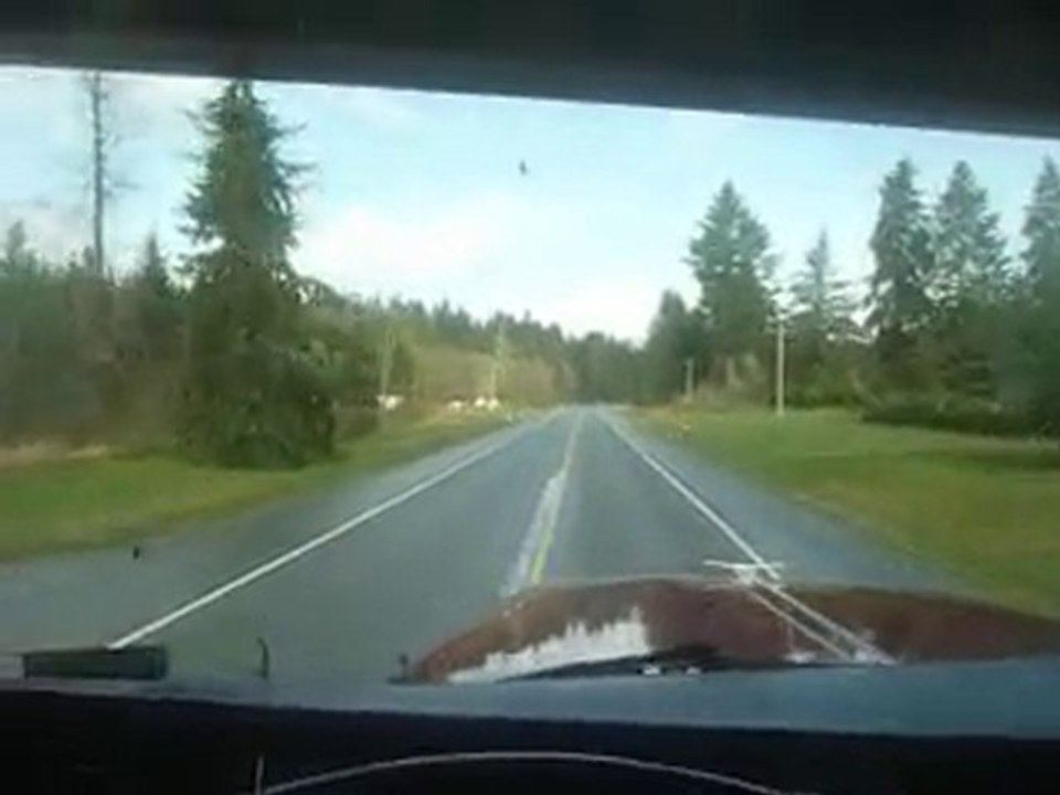 Hauling logs in Washington state.