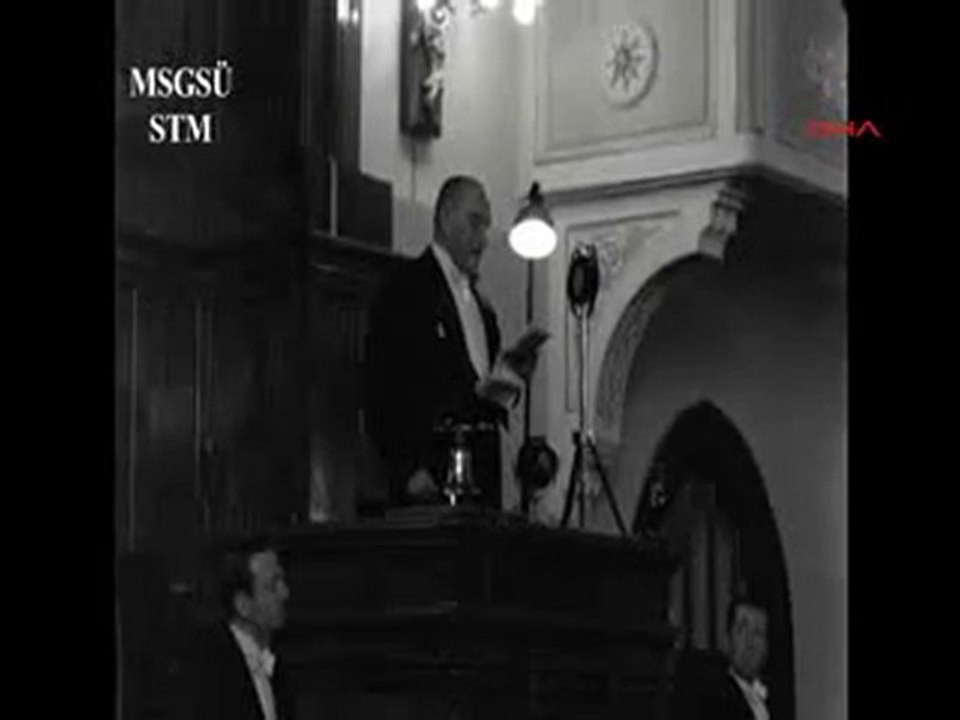 Atatürk'ün gerçek sesi Video  www.selcukhaber.com