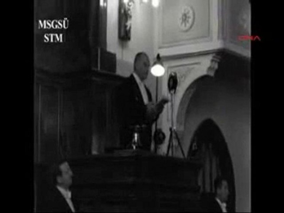 Atatürkün Gerçek Ses ve Görüntüsü