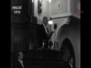 Atatürkün Gerçek Ses ve Görüntüsü