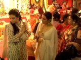 Rani Mukherjee & Bappi DURGA POOJA