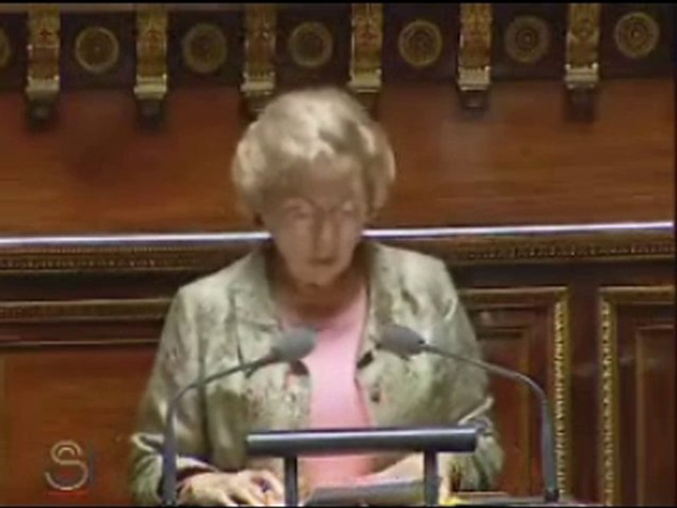 Retraites Sénat Vote après la CMP Odette TERRADE (CRC SPG)